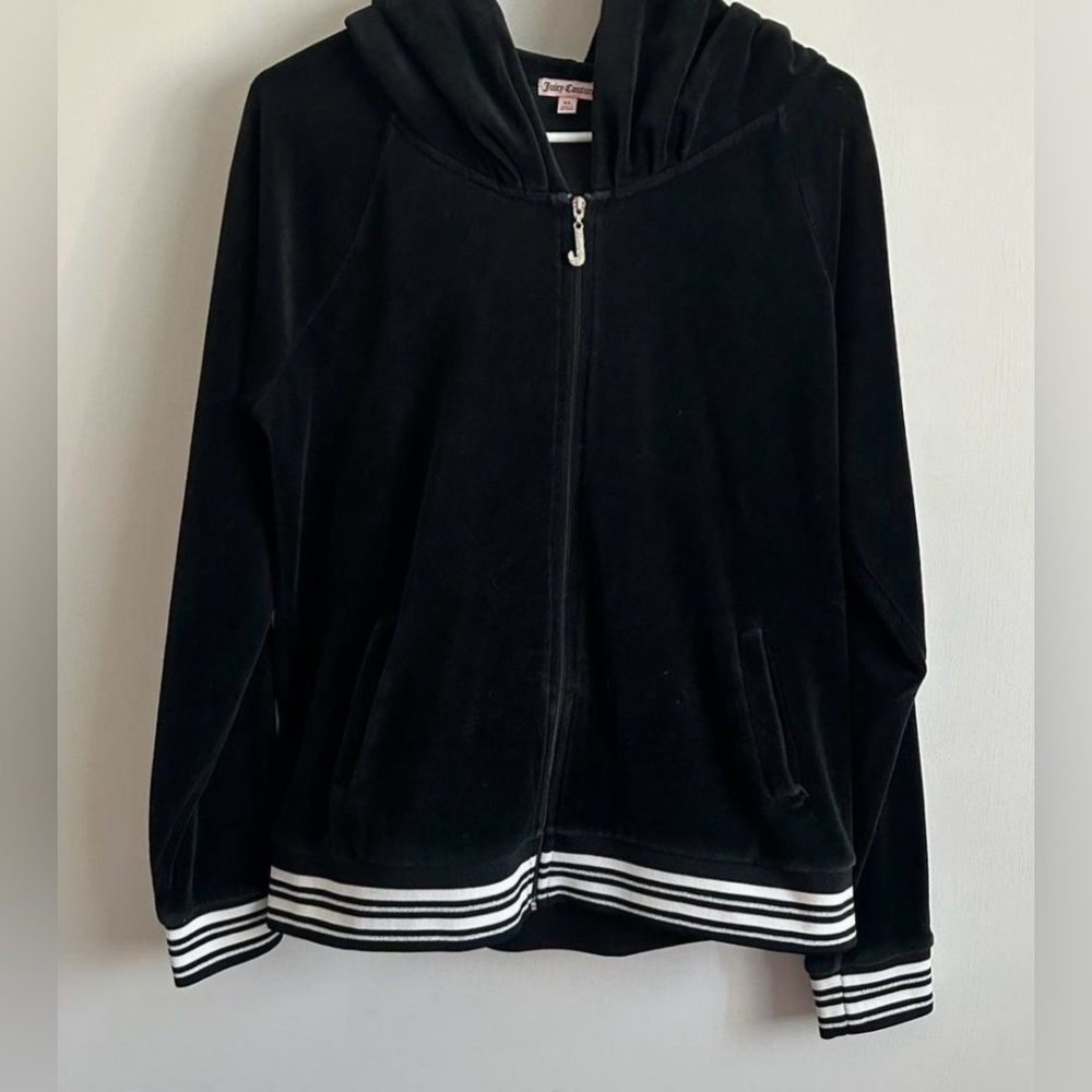 Juicy couture velour zip up hoodie